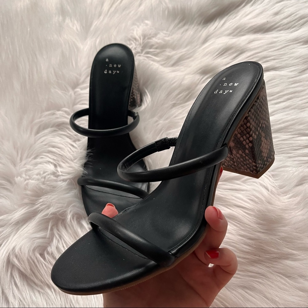 New strappy heels